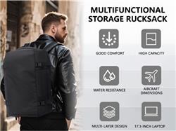 KINGSLONG 50L Travel Laptop Backpack for 15.6-17.3 " Laptops