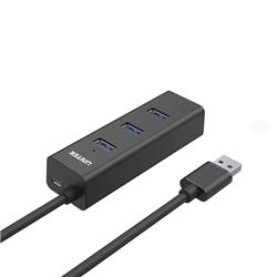 UNITEK 4-in-1 USB-A 5Gbps Hub with 4ft Extension Cable