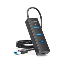 UNITEK 4-in-1 USB-A 5Gbps Hub with 4ft Extension Cable