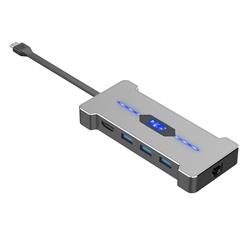 iCAN 6-in-1 USB-C Ethernet Hub with HDMI 4K 60Hz and PD 100W