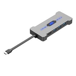 iCAN 6-in-1 USB-C Ethernet Hub with HDMI 4K 60Hz and PD 100W