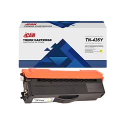 iCAN compatible avec Brother TN436-6.5K-Y cartouche Jaune (TN436Y)