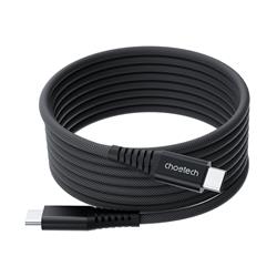 Câble magnétique Choetech PD3.1 240 W USB Type-C vers Type-C, 1,8 m