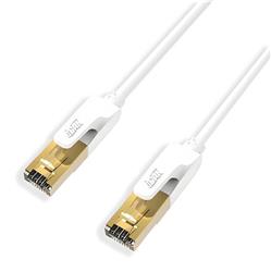 iCAN CAT7 Ethernet Cable,10Gbps 600MHz, SSTP, Gold Plated, 40FT, White(Open Box)
