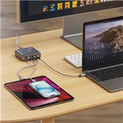 iCAN 170W 8-Port Smart Charging Station with 7 USB-C and 1 USB-A