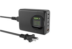 iCAN 240W 5-Port LED Display GaN Charger