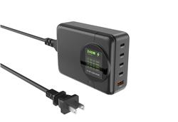iCAN 240W 5-Port LED Display GaN Charger