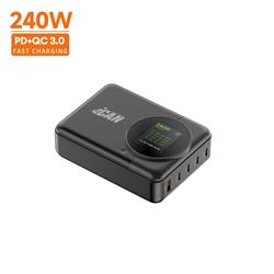 iCAN 240W 5-Port LED Display GaN Charger
