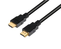 iCAN HDMI 26AWG w/Ethernet, 3D, 4K Colour up to 60fps, Dolby Atmos Audio, Gold Plated, M/M, 40FT, Black
