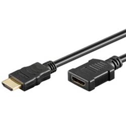 iCAN Premium HDMI 1.4 3D LAN Heavy Duty M/F Extension Cable, 3ft