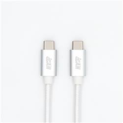 Câble iCAN USB 2.0 Type-C Mâle vers Type-C Mâle, 15W, 6 pieds(Open Box)