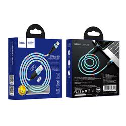HOCO Câble USB vers Type-C «U85 Charming night», synchronisation des données de chargement, bleu