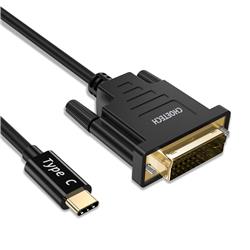 Câble Choetech USB Type C vers DVI, 4K@30Hz, 1,8 mètre, Noir (XCD-0018BK)