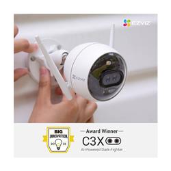 EZVIZ C3X Dual-lens Smart 1080p Outdoor Wi-Fi Security Camera(Open Box)