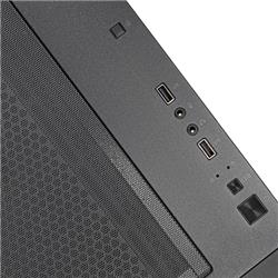 SilverStone SETA H2M Panneau plein Micro ATX Noir