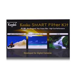 Kenko SLIM KIT Clr Protector, Circular PL Filter, Neutral Density 8 (43 mm)