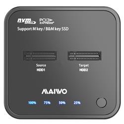 MAIWO - Station d'accueil USB 3.1 gén 2 type-C à PCIe NVMe M.2
