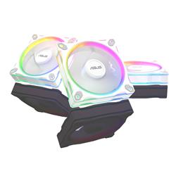 ASUS Prime MR120 ARGB 120 mm Renversé Ventilateur Paquet de 3 Blanc