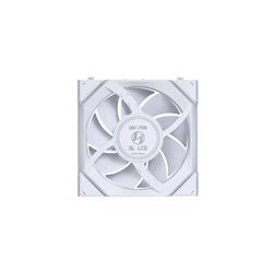 LIAN LI UNI FAN SL WIRELESS RGB LCD Blanc 3x 12cm Pack Ventilateur avec Contrôleur(Open Box)