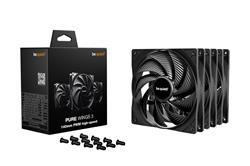 be quiet! Pure Wings 3 140 mm Ventilateur Paquet de 3 Noir