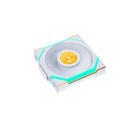 LIAN LI UNI FAN SL WIRELESS RGB LCD Couleur blanche Pack unique 12 cm Pack ventilateur sans contrôleur