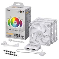 ASUS TUF GAMING TF120 ARGB Blanc 3 EN 1 120 mm Ventilateur Paquet de 3