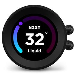 NZXT Kraken 240 Elite - Refroidisseur liquide AIO 240 mm avec écran et ventilateurs de radiateur (noir)