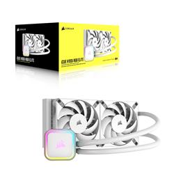CORSAIR H100i RGB ELITE Liquid CPU Cooler - White