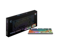 MSI FORGE GK600 75% Gaming Keyboard, Mars(Open Box)