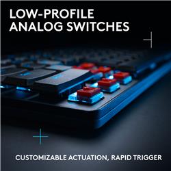 LOGITECH G515 RAPIDE TKL (80 %) Clavier de jeu, Noir