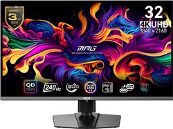 MSI MPG 321URX QD-OLED 32" 16:9 UHD, 240Hz 0.03ms Monitor, AI engine(Open Box)