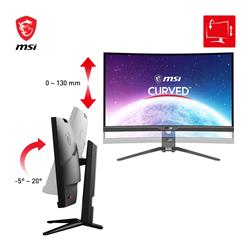 MSI MAG 31,5" WQHD incurvé Rapid VA 170 Hz 1 ms (GTG) Moniteur de jeu