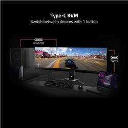 Moniteur de jeu GIGABYTE 34" WQHD QD-OLED incurve 175 Hz 0,03 ms (GTG)(Open Box)