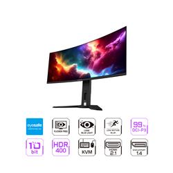 Moniteur de jeu GIGABYTE 34" WQHD QD-OLED incurve 175 Hz 0,03 ms (GTG)(Open Box)