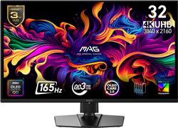 MSI MAG 31.5 po 3840 x 2160 UHD QD-OLED 165Hz de jeu Moniteur
