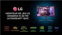 32 Moniteur de jeu UltraGear QHD avec 240 Hz