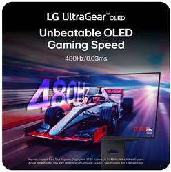 LG UltraGear 27" QHD 2560x1440 OLED 480Hz 0,03ms Moniteur de jeu(Open Box)