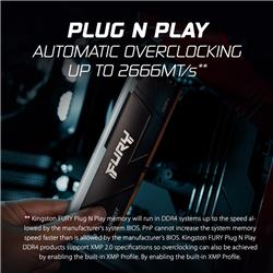 Kingston FURY Beast RGB 32GB (2x16GB) DDR4 3600MHz CL18 UDIMM
