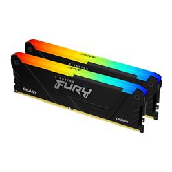Kingston FURY Beast RGB 32GB (2x16GB) DDR4 3600MHz CL18 UDIMM
