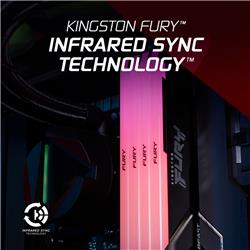 Kingston FURY Beast RGB 64GB (2x32GB) DDR4 3600MHz CL18 UDIMM