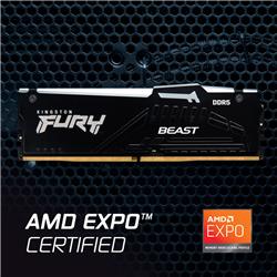 Kingston FURY Beast RGB 32GB (2x16GB) DDR5 6400MHz CL32 UDIMM