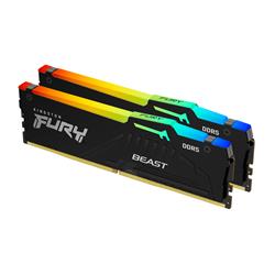 Kingston FURY Beast RGB 32GB (2x16GB) DDR5 6400MHz CL32 UDIMM