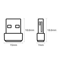TP-Link (Archer T2U Nano) - Petit adaptateur USB sans fil AC600(Open Box)