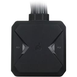 IOGEAR Commutateur KVM à câble DisplayPort USB 2 ports