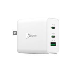 j5create Charger GaN 65W USB-C / USB - A 3 Port Charger