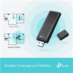 Adaptateur USB sans fil TP-Link (Archer TX20U) AX1800 Wi-Fi 6(Open Box)