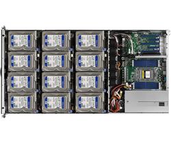 ASROCK 1U Barebone Server Single Processor - (1U12XL-EPYC/2T2E)