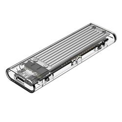 Boîtier électronique ORICO NVMe M.2 10 Gbit/s, argent
