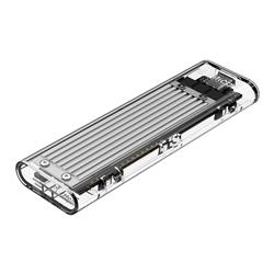 Boîtier électronique ORICO NVMe M.2 10 Gbit/s, argent