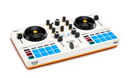 HERCULES DJControl Mix Ultra, Blanc(Open Box)